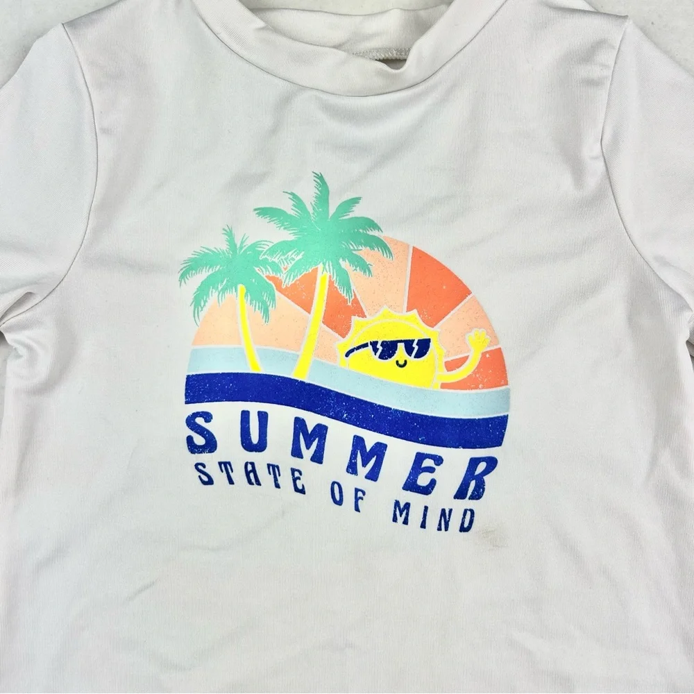 Cat & Jack Short Sleeve Swim Shirt/Rashguard